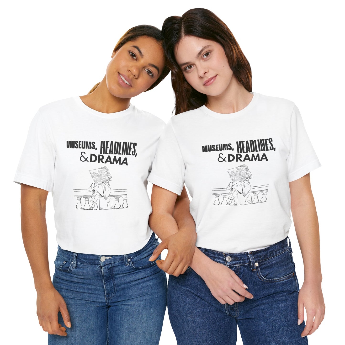 Museums, Headlines and Drama - White