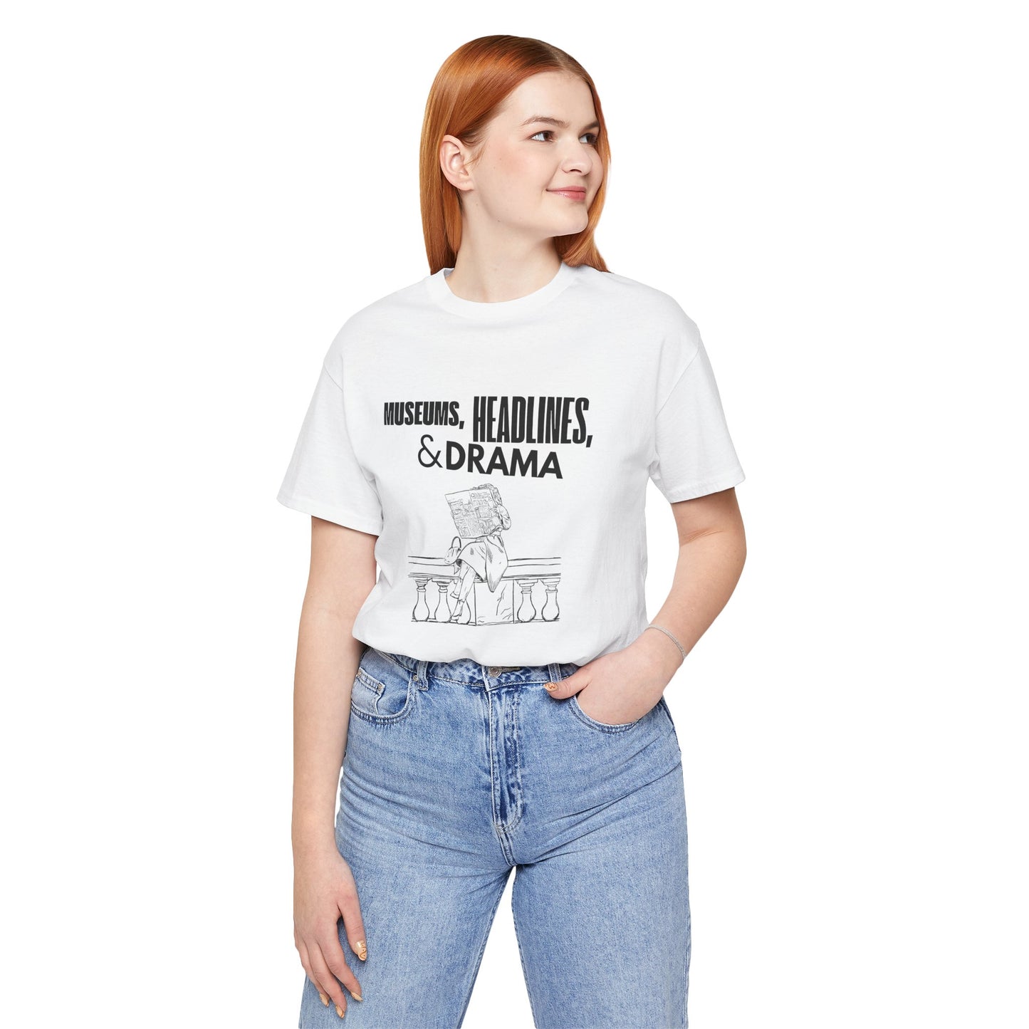 Museums, Headlines and Drama - White