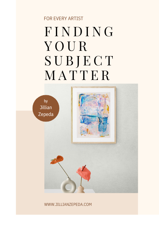 Finding Your Subject Matter - E-Book